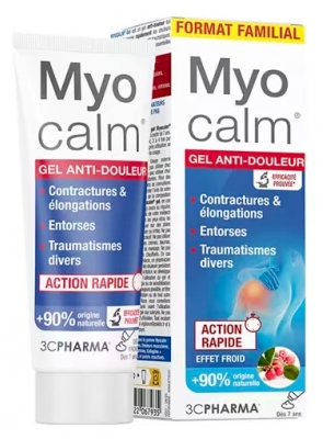 3C Pharma Myocalm Gel Anti-Douleur Effet Froid 100 ml