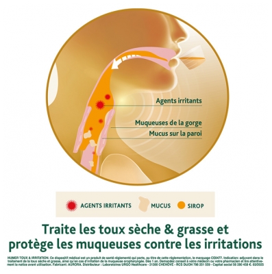 Humer Toux & Irritation Goût Miel 100 ml