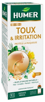 Humer Toux & Irritation Goût Miel 100 ml
