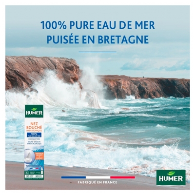 Humer Spray Nez Bouché - 100% Eau de Mer - +3Mois 50 ml