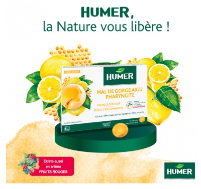 Pastilles pour le mal de gorge à base de miel et de citron - Boîte de 20 : Soulagement rapide