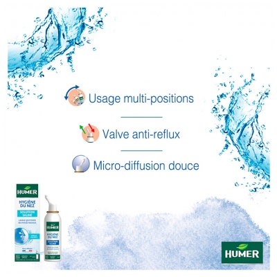 Humer Hygiène du Nez Quotidienne Eau de Mer Micro Diffusion Douce 100 ml