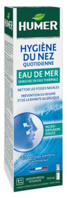 Humer Hygiène du Nez Quotidienne Eau de Mer Micro Diffusion Douce 100 ml