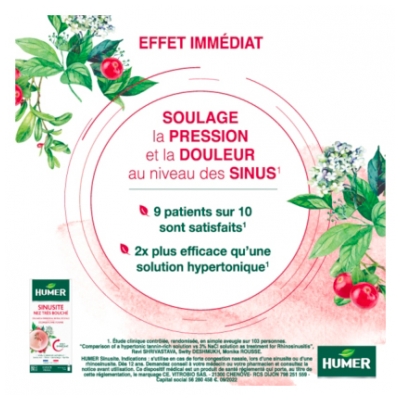 Humer Nez Très Bouché Sinusite Dès 12 Ans 15 ml