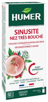 Humer Nez Très Bouché Sinusite Dès 12 Ans 15 ml