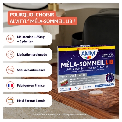 Alvityl Méla-Sommeil Lib 30 Unités