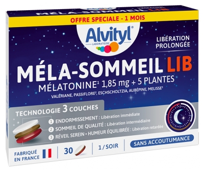 Alvityl Méla-Sommeil Lib 30 Unités