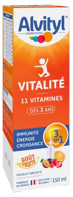 Alvityl Vitalité Solution Buvable Vitamines 150 ML