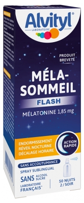Alvityl Méla-Sommeil Flash Spray Sublingual Arôme Citron 20 ml