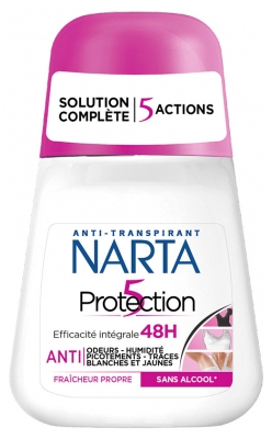 Narta Protection 5 Déodorant Anti-Transpirant 48 Heures 50 ML