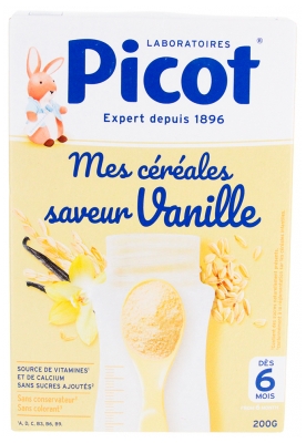 Picot Mes Céréales Dès 6 Mois Saveur Vanille 200 g