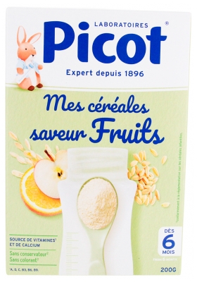Picot Mes Céréales Dès 6 Mois Saveur Fruits 200 g