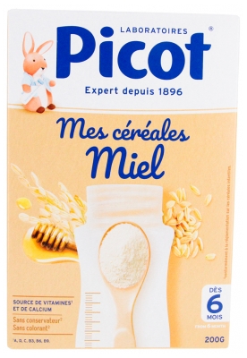 Picot Mes Céréales Dès 6 Mois Miel 200 g