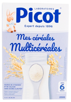 Picot Mes Céréales Dès 6 Mois Multicéréales 200 g