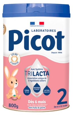 Picot Trilacta Lait de Suite 2ème Âge de 6 à 12 Mois 800 g