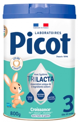 Picot Trilacta Lait de Croissance 10 Mois et + 800 g