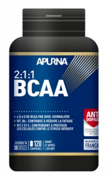 Apurna BCAA 2:1:1 Complément Alimentaire 120 Comprimés