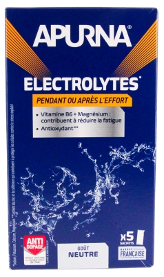 Apurna Electrolytes 5 Sachets - Goût : Neutre