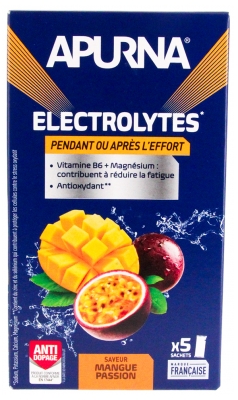 Apurna Electrolytes 5 Sachets - Goût : Mangue Passion