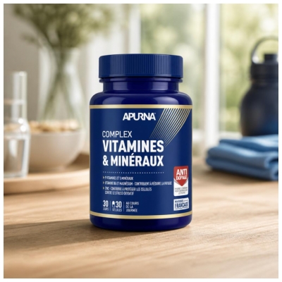 Apurna Complex 9 Vitamines & 5 Minéraux 30 Gélules
