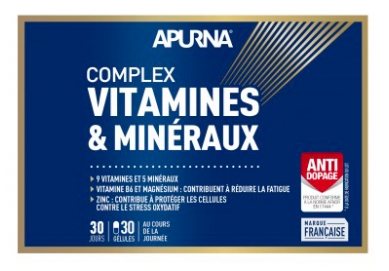 Apurna Complex 9 Vitamines & 5 Minéraux 30 Gélules