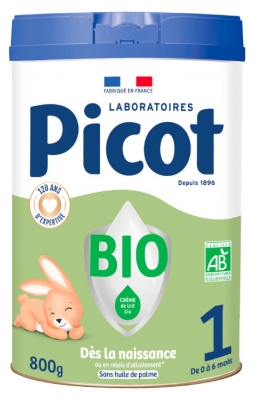 Picot Lait 1er Âge de 0 à 6 Mois Bio 800 g