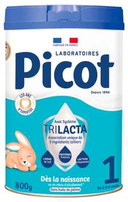 Picot Trilacta Lait 1er Âge de 0 à 6 Mois 800 g