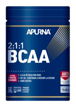 Apurna BCAA 2:1:1 400 Grammes - Saveur : Fruits Rouges