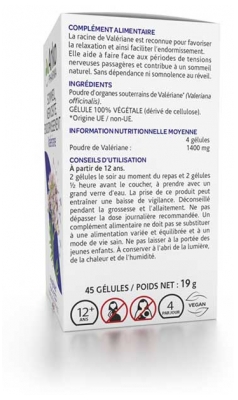 Arkopharma Arkogélules Valériane 11 Jours 45 Gélules