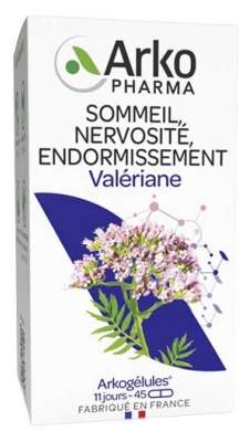 Arkopharma Arkogélules Valériane 11 Jours 45 Gélules
