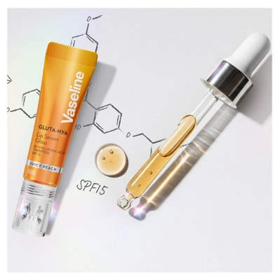 Vaseline Gluta-Hya Lip Sérum Gloss Teinté Lèvres Repulpant 10 ml - Teinte : Juicy Peach