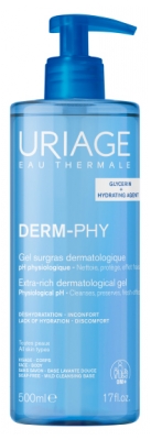 Uriage Derm-Phy Gel Surgras Dermatologique Visage et Corps 500 ml