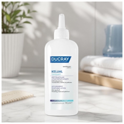 Ducray Kelual Squanorm Anti-Pelliculaire Lotion Rafraîchissante Sans Rinçage 190 ml