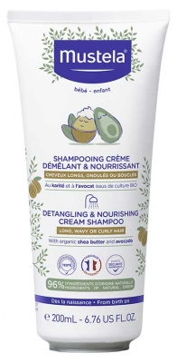 Mustela Shampoing Crème Nourrissant & Démêlant 200 ml 