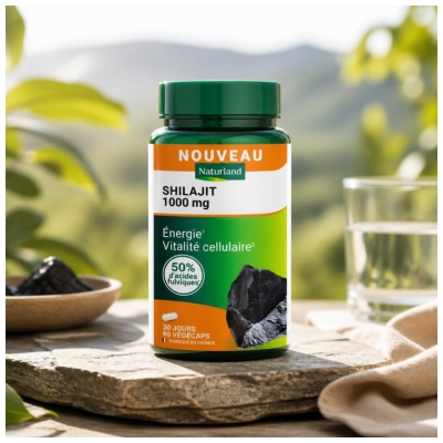 Naturland Shilajit 1000 mg Complément Alimentaire 60 Végécaps