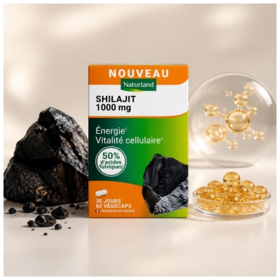 Naturland Shilajit 1000 mg Complément Alimentaire 60 Végécaps