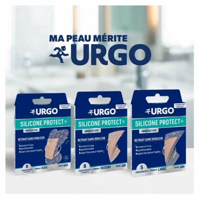 Urgo Silicone Protect 8 Pansements 2 Formats Médium