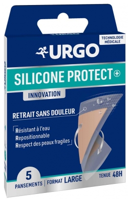 Urgo Silicone Protect 5 Pansements Format Large