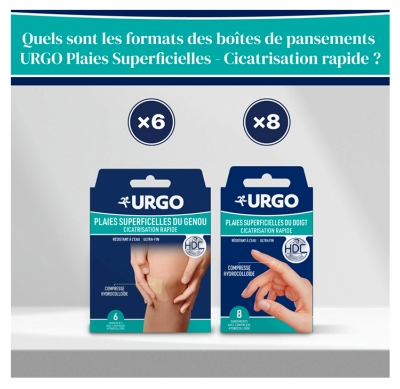 Urgo Cicatrisation Rapide Doigt 8 Unités