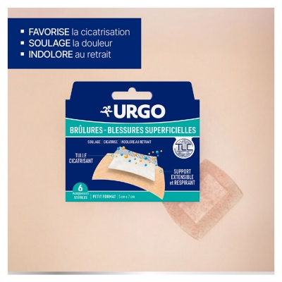 Urgo Brûlures & Blessures Superficielles 6 Unités Stériles