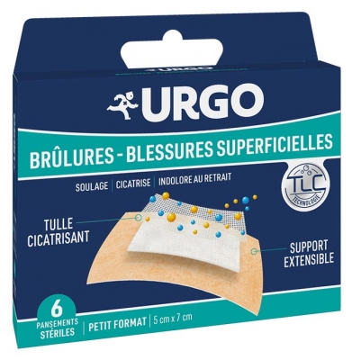 Urgo Brûlures & Blessures Superficielles 6 Unités Stériles