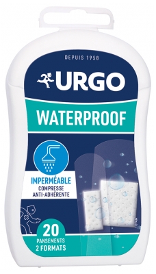 Urgo Protection Pansements Waterproof - Protège Vos Blessures Superficielles - 20 Pansements