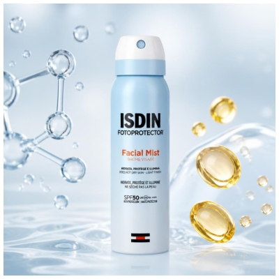Isdin Fotoprotector Brume Visage Haute Protection SPF50 100 ml