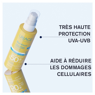 Uriage Bariésun Spray Invisible Très Haute Protection Peaux Sensibles SPF50+ 200 ml