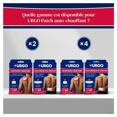 Urgo Patch Auto-Chauffant 8H 2 Unités
