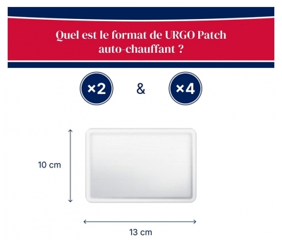 Urgo Patch Auto-Chauffant 8H 2 Unités