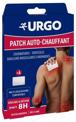 Urgo Patch Auto-Chauffant 8H 4 Unités