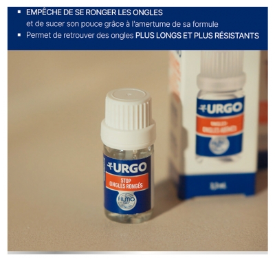 Urgo Filmogel Stop Ongles Rongés Vernis Invisible et Amer 9 ml