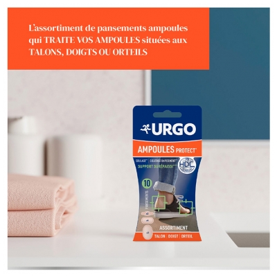 Urgo Ampoules Protect Talons, Doigt & Orteils 10 Pansements
