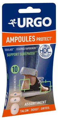 Urgo Ampoules Protect Talons, Doigt & Orteils 10 Pansements